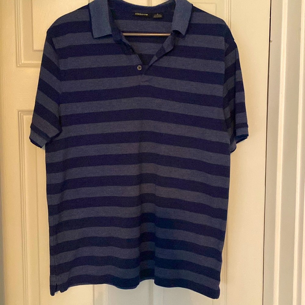 Striped polo shirt